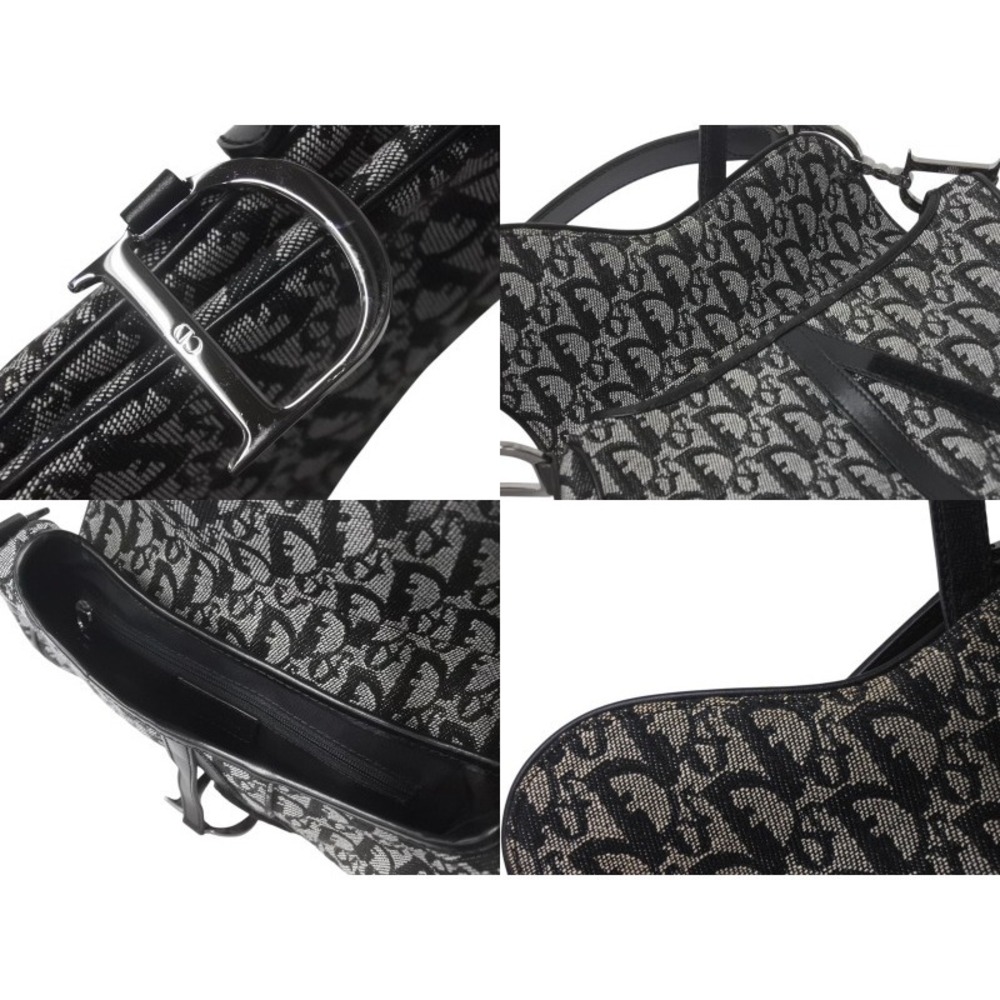 Dior Galliano Saddle Christian Denim Trotter Black Bag - Picture 7 of 8